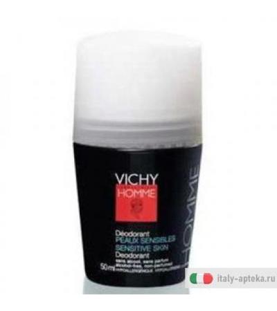 Vichy Homme Deodorante Pelli Sensibili 50 ml