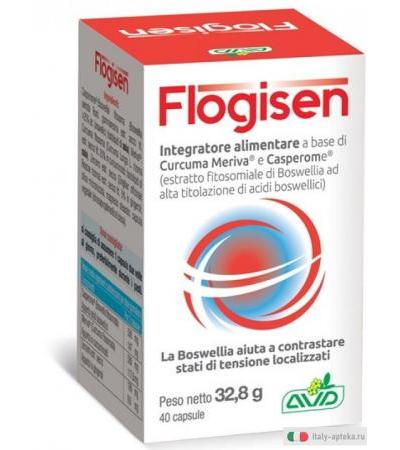A.v.d. Reform Flogisen Integratore alimentare Dolori articolari 40 Capsule