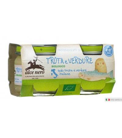 ALCE NERO Omogeneizzato di Trota e Verdure biologico