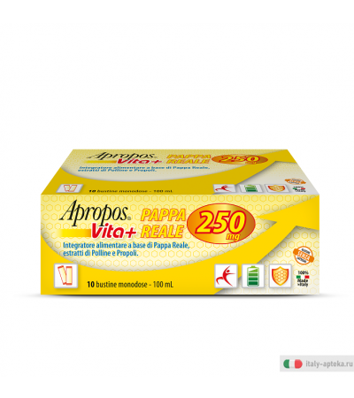 Apropos Vita+ Pappa Reale integratore alimentare 10 bustine