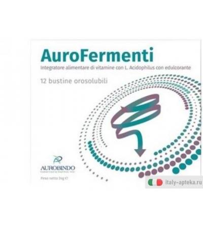 Aurofermenti fermenti lattici 12 bustine orosolubili