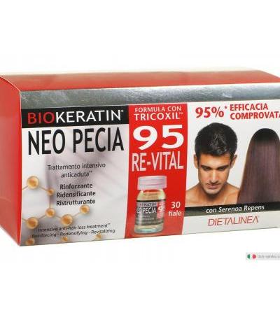 BIOKERATIN Neo Pecia 95 Re-Vital trattamento intensivo anticaduta 30 fiale