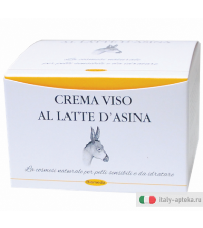 Biomeda Crema viso al latte di asina idratante 50ml
