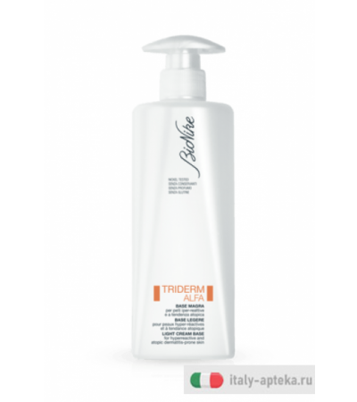 Bionike Triderm Alfa Base Magra protegge le pelli sensibili nella stagione calda 500ml