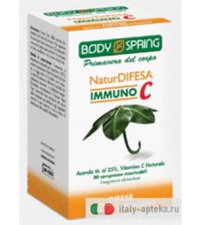 Body Spring NaturDIFESA Immuno C difese dell'organismo 30 compresse