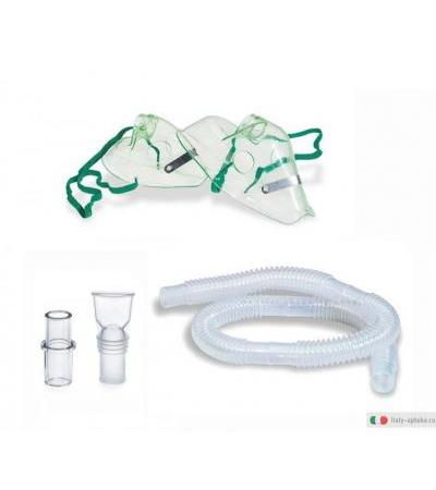 Bodyform maschera adulto + pediatrica + connettore + boccaglio