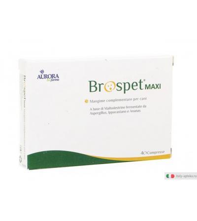 Brospet Maxi Integratore per Cani Drenante 40 compresse