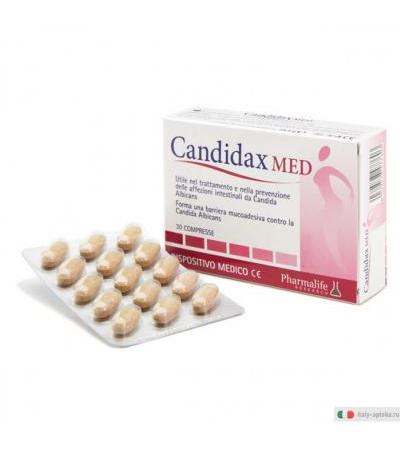 Candidax med 30 compresse prevenzione della candidans