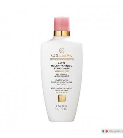 Collistar Latte Multivitaminico Struccante maxi taglia per viso e occhi 400ml
