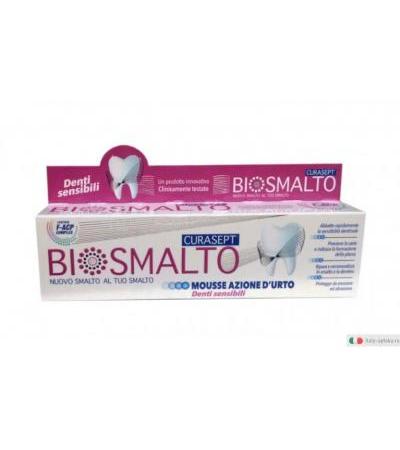 Curasept Biosmalto Mousse azione d'urto denti sensibili 50ml