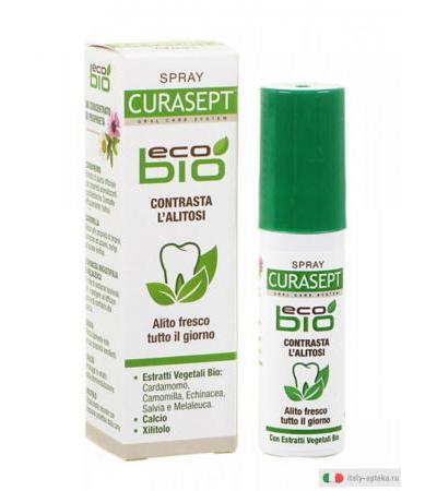Curasept Eco Bio contrasta l'alitosi spray 20 ml