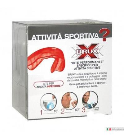 Dr. Brux Bite Sport Inferiore ideale per le attività sportive Rosso n.1 pezzo