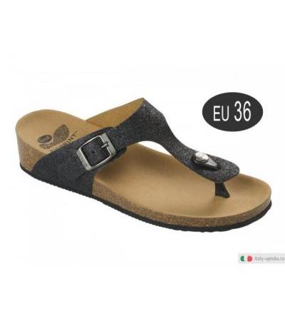 Dr Scholl GANDIA Infradito nero glitter TG 36