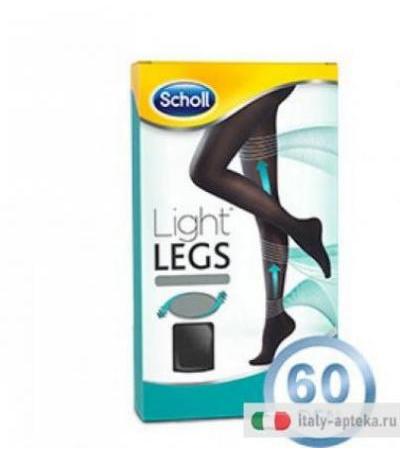 Dr.Scholl Light Legs Collant velati a compressione graduata 60 DEN TG. M colore nero