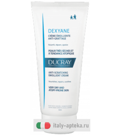 Ducray Dexyane crema emolliente per pelli molto secche ed a tendenza atopica 200ml