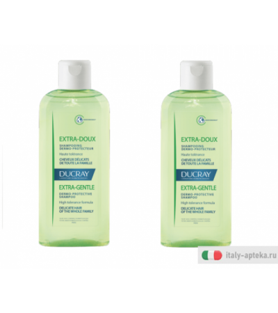 Ducray Extra Delicato Shampoo per capelli delicati OFFERTA BIPACK 400ml +400ml