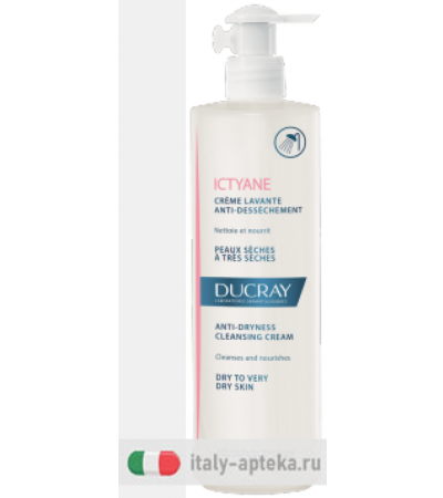 Ducray Ictyane Crema detergente pelle delicata 400ml