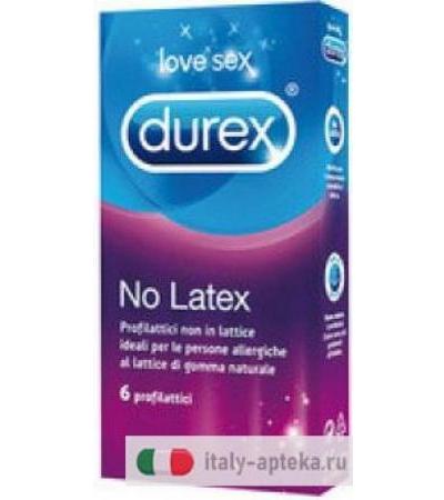 Durex No Latex 6 profilattici