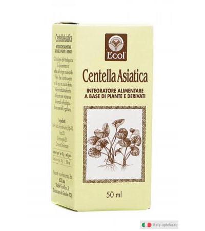 ECOL Centella Asiatica fisiologico benessere dell'organismo Estratto analcolico 50ml