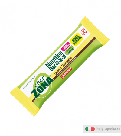 Enerzona Nutrituion Bar 40-30-30 Vaniglia 48g