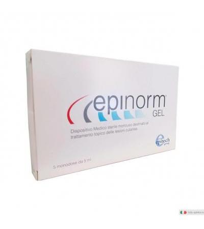 Epinorm Gel crema utile in caso di lesioni cutanee 5 monodosi