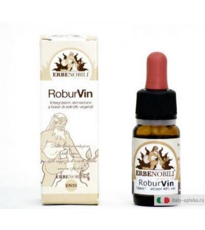 ErbeNobili RoburVin EN33 Integratore alimentare a base di estratti vegetali 10ml