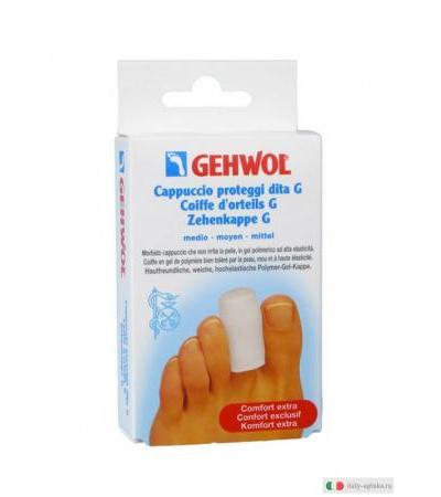 Gehwol Cappuccio proteggi dita G taglia media 2 pezzi