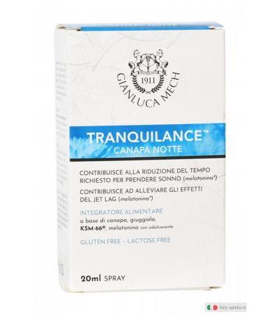 Gianluca Mech Tranquilance Canapa Notte utile per insonnia 30ml