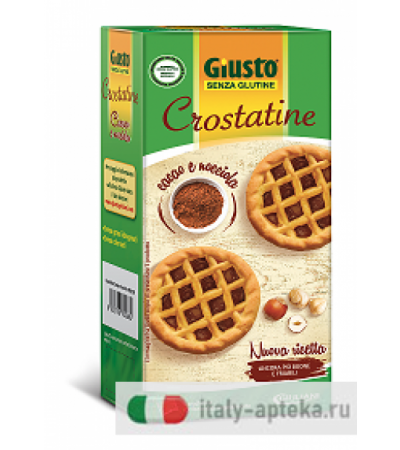 Giusto Crostatine cacao e nocciola senza glutine 4 pezzi