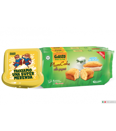 Giusto Plumcake allo Yogurt senza glutine 320g SCADENZA 19/01/2019