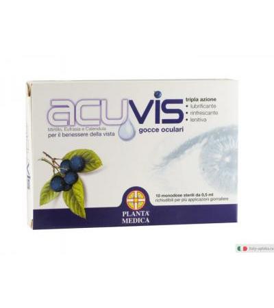 Gocce oculari Acuvis per il benessere della vista