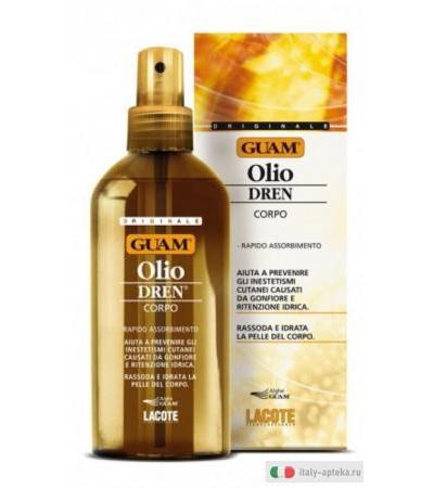 GUAM Olio Dren corpo rapido assorbimento 200ml