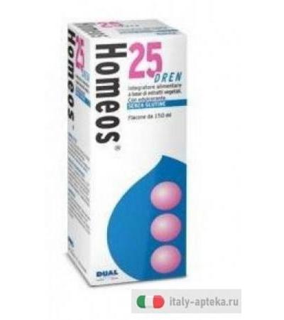 Homeo Pharm Homeos 25 Dren drenante 150ml