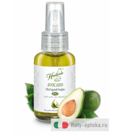 Huilerie Avocado Olio Vegetale Vergine Bio 50ml