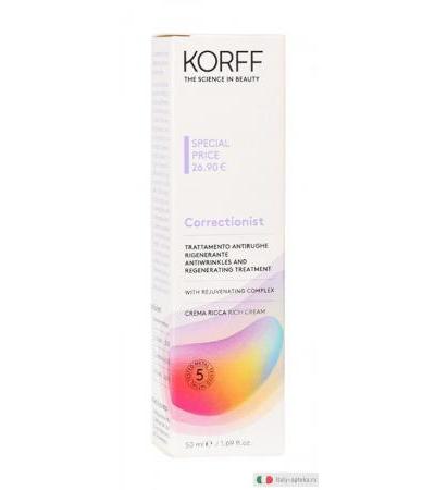 Korff Correctionist Crema Ricca trattamento antirughe 50ml