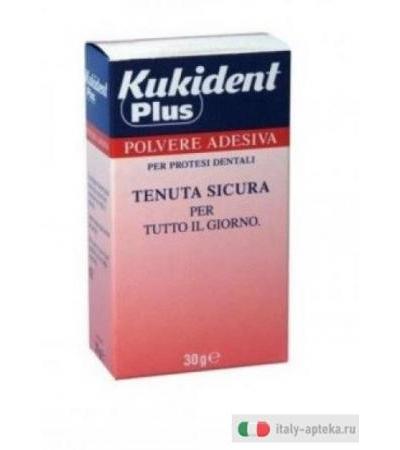 Kukident Plus Polvere adesiva per protesi dentali 30g