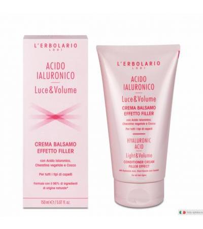 L'Erbolario Acido Ialuronico Luce e Volume Crema Balsamo effetto filler 150ml