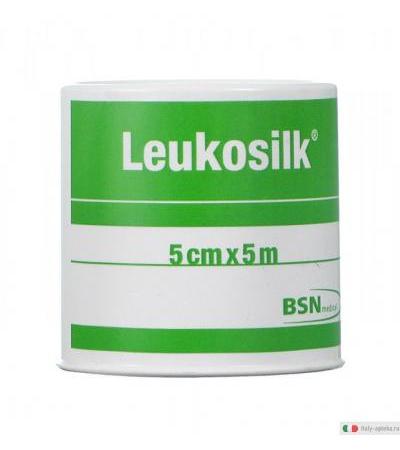 LEUKOSILK cerotto in poliacrilico 5 cm x 5 m
