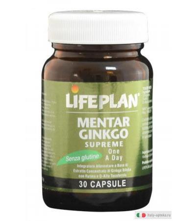 Lifeplan Mentar Ginkgo Supreme One a Day Integratore 30 Capsule