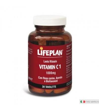Lifeplan Vitamin C1 favorisce il sistema immunitario e riduce lo stress ossidativo senza glutine 30 tavolette