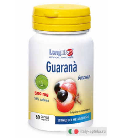 Longlife Guaranà 60 capsule vegetale
