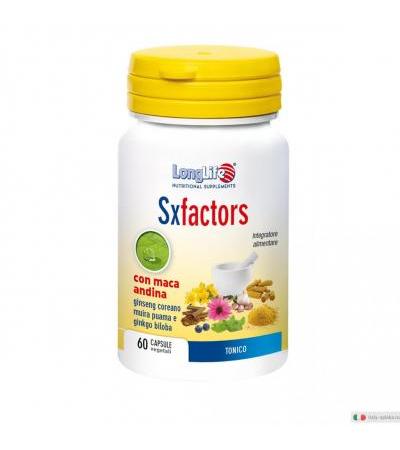 LongLife Sxfactors 60 capsule integratore alimentare tonico ricostituente