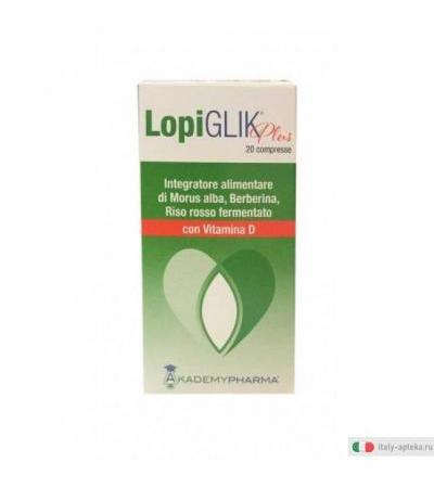 Lopiglik Plus integratore alimentare utile per il controllo del colesterolo 20 compresse