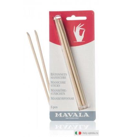MAVALA Bastoncini in legno per manicure 5 pezzi