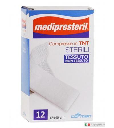 MediPresteril 12 Compresse sterili in TNT 18x40cm