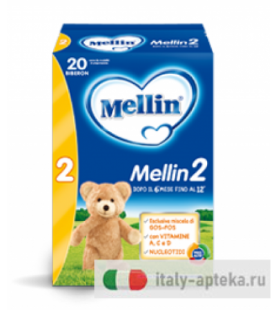 Mellin 2 latte in polvere di proseguimento dal 6° al 12° mese 700g