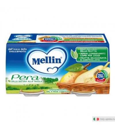 Mellin Omogeneizzato alla pera 2 x100g