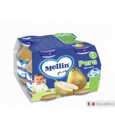 Mellin omogeneizzato pera nettare da 4°mese 4 vasetti da 125ml