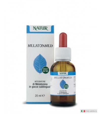 Natur Melatonmed 1mg Gocce Integratore Alimentare Melatonina 100ml