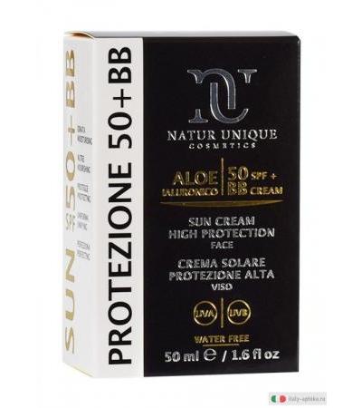 Natur Unique BB Crema Solare protezione molto alta SPF50+ per viso 50ml